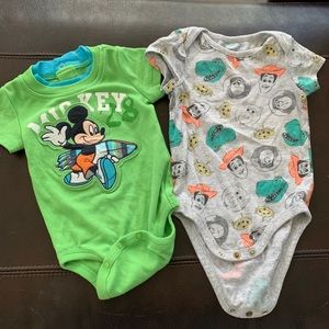 Disney onesie duo